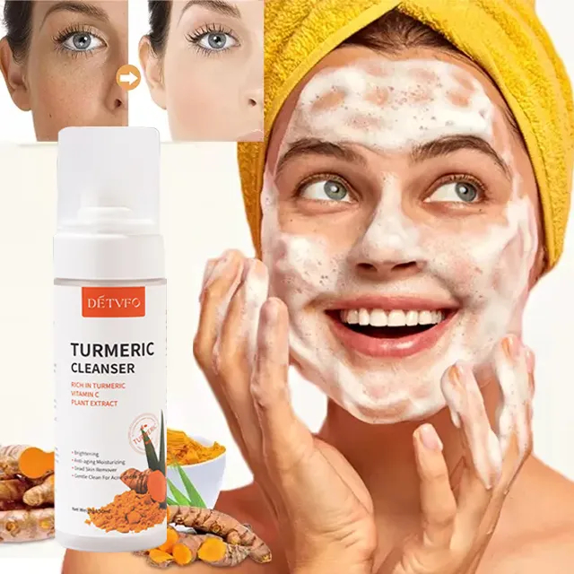 Face washing product turmeric vitamin c 